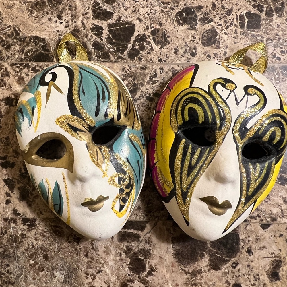 Ceramic carnival 🎭 masks